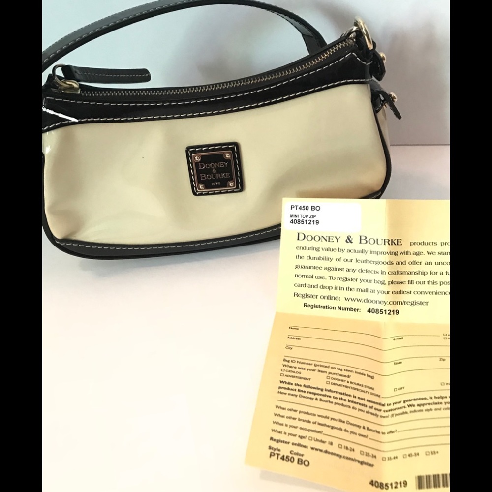 Dooney & Bourke Beige & Brown PT450 BO - Picture 2 of 8